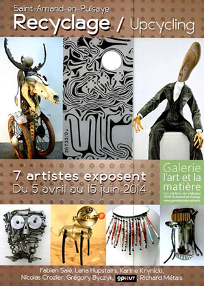 Grès Puisaye : exposition à la Galerie art et la matière
